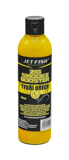 Jet fish zig smoke booster 250 ml - tygří ořech