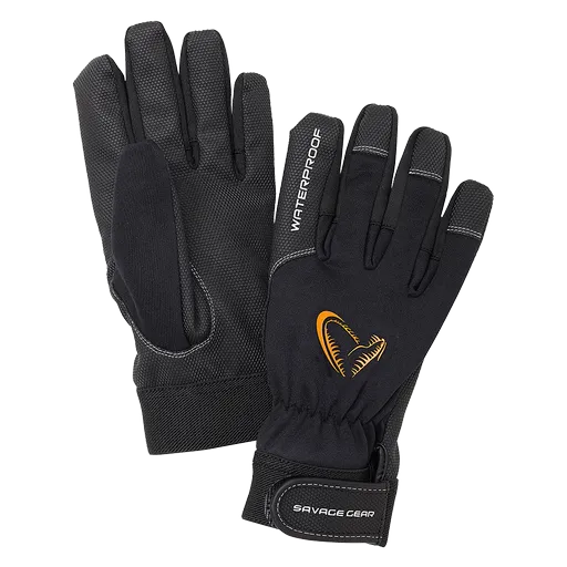 Savage gear rukavice all weather glove black - xl
