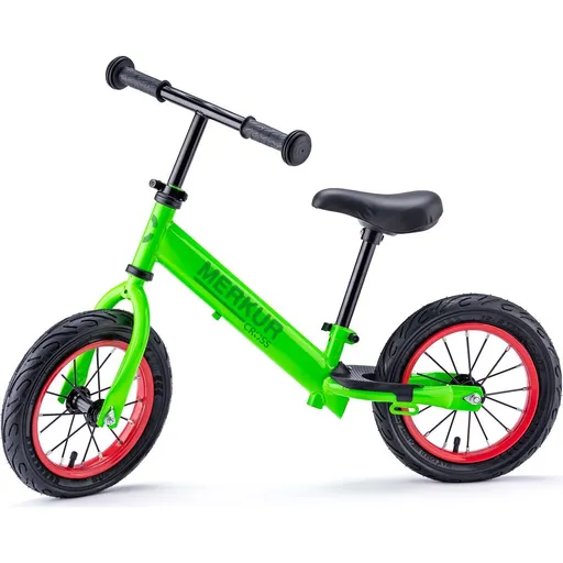 Merkur Odrážedlo CROSS zelené s bantamy, kovové