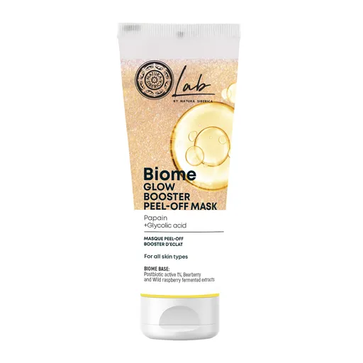 Natura Siberica Lab Biome Glow Booster Slupovací pleťová maska 75 ml