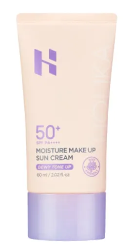 Holika Holika Tónovací a hydratační opalovací krém Moisture Make Up Sun Cream (Dewy Tone Up) 60 ml