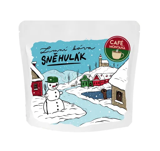 Café Montana Sněhulák zimní zrnková káva 250 g