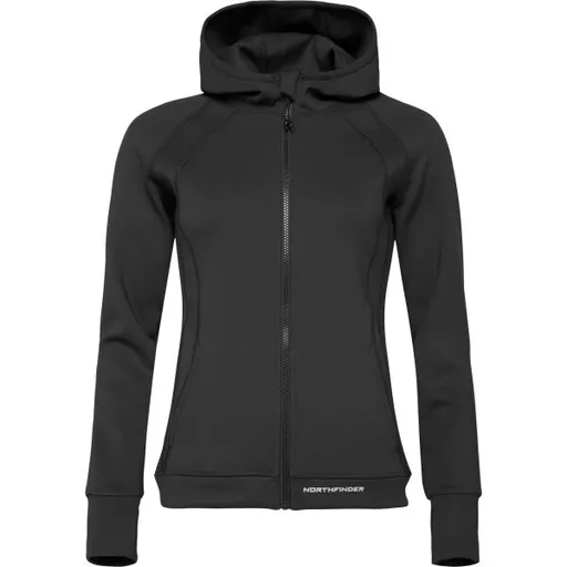 Northfinder EMBERLY Dámská technická mikina, černá, velikost