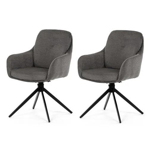 Sada jídelních židlí s vratným mechanismem DCH-P3174 GREY2, 2 ks