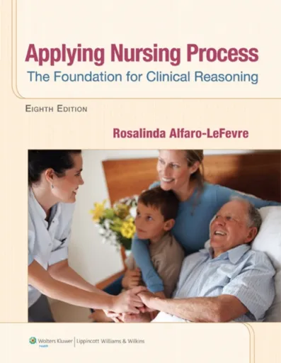 Applying Nursing Process - ROSALINDA ALFARO-LEFEVRE