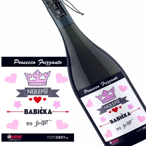 Víno Nejlepší babička na světě (Druh Vína: Prosecco)