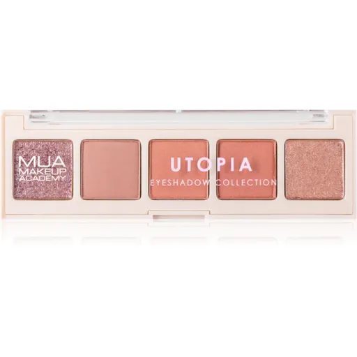 MUA Makeup Academy Eyeshadow Collection paletka očních stínů odstín Utopia 3.8 g