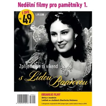 Nedělní filmy pro pamětníky 1: Lída Baarová (2DVD) - DVD (1095)