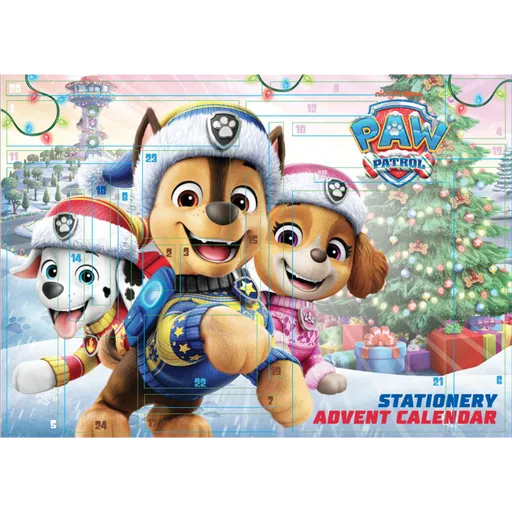 Tlapková Patrola adventní kalendář (papírenský)