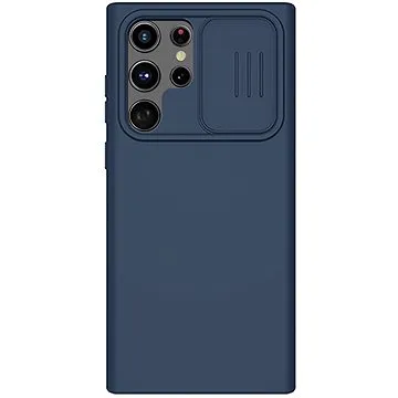 Nillkin CamShield Silky Silikonový Kryt pro Samsung Galaxy S22 Ultra Blue (6902048237582)