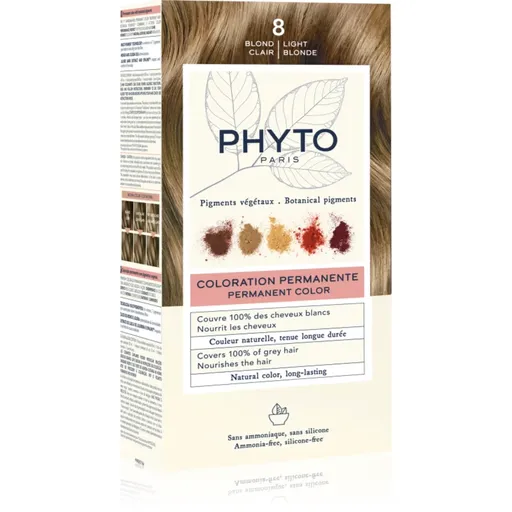 Phyto Color barva na vlasy bez amoniaku odstín 8 Light Blonde 1 ks