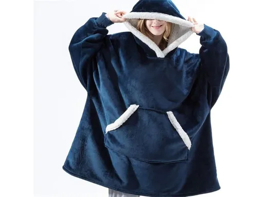 Mikinová deka  4L 10793a Blue