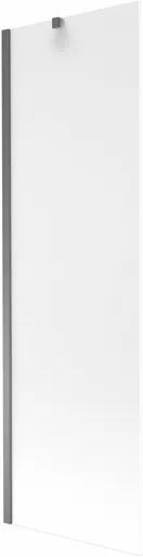 MEXEN/S Next vanová zástěna FIX 60 x 150, dekor, grafit metal 895-060-000-00-30-95