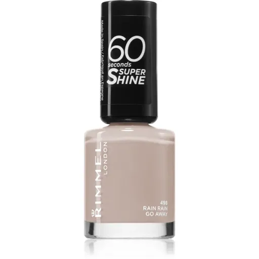 Rimmel 60 Seconds By Rita Ora lak na nehty odstín 498 Rain Rain Go Away 8 ml