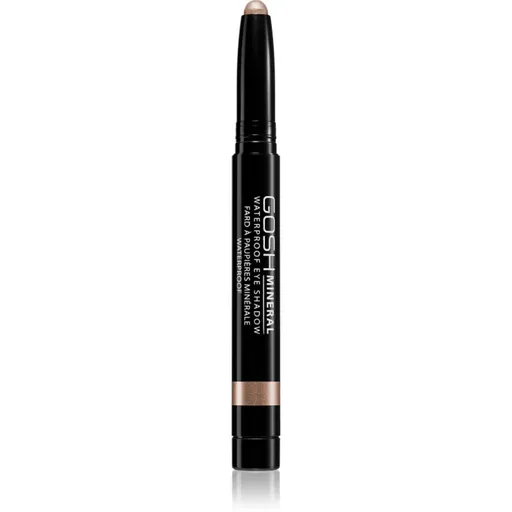 Gosh Mineral Waterproof dlouhotrvající oční stíny v tužce voděodolné odstín 012 Golden Nude 1,4 g