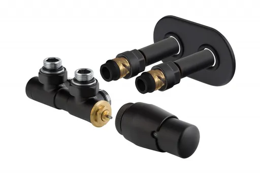 HOPA TERM-SET, středový ventil (Z4) Barva Černá matná tmavá, Varianta Pravá RDTERMSETRMB