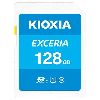 Kioxia Paměťová karta Exceria (N203), 128GB, SDXC, LNEX1L128GG4, UHS-I U1 (Class 10), DOPRODEJ