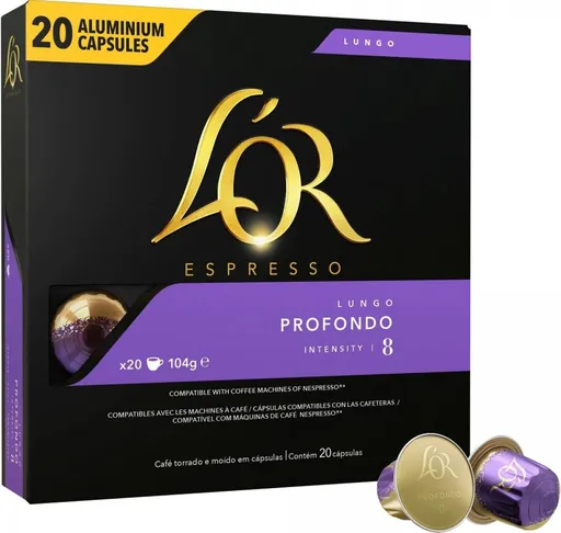 NESPRESSO PROFONDO KAPSLE 20ks LOR