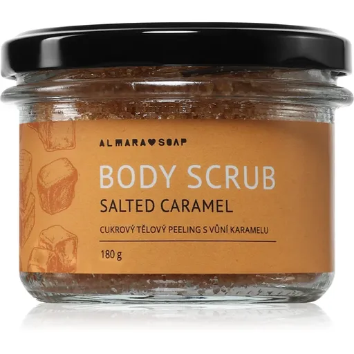 Almara Soap Body Scrub cukrový tělový peeling na celulitidu s vůní Salted Caramel 180 g