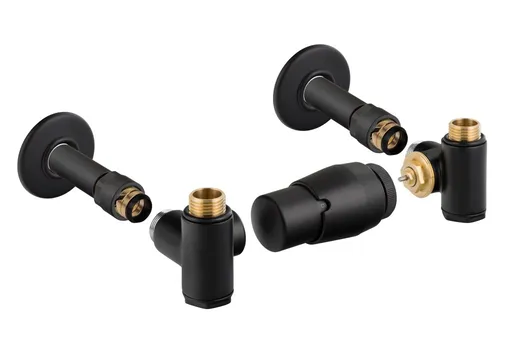 HOPA INTER-SET, rohový ventil (Z8) Barva Černá matná tmavá, Varianta Pravá RDINTERSETRMB