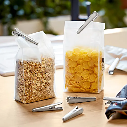 7 klipsů z nerez oceli