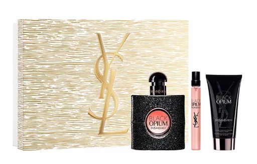 Yves Saint Laurent Black Opium - EDP 50 ml + tělové mléko 50 ml + EDP 10 ml