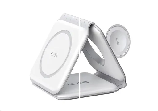 WG - Bezdrátová nabíječka WGMaxFlex 3in1 / Skládací / 15W+5W+2.5W / WG 42 / white