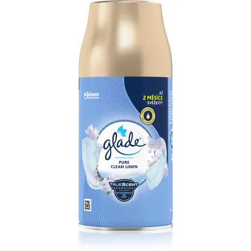 GLADE Pure Clean Linen automatický osvěžovač vzduchu – náhradní náplň 269 ml