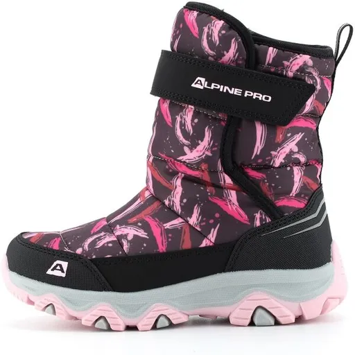 ALPINE PRO BENICO Dětská zimní obuv, růžová, velikost