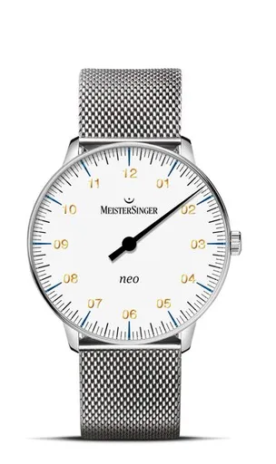 MeisterSinger Neo NES901G - Kovový mesh náramek