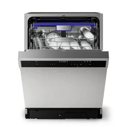 Klarstein Vestavná myčka nádobí Verosteel | Minimalistická, účinná, elegantní | EEC A | 60 cm