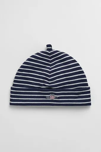 ČEPICE GANT STRIPED SHIELD BEANIE MARINE