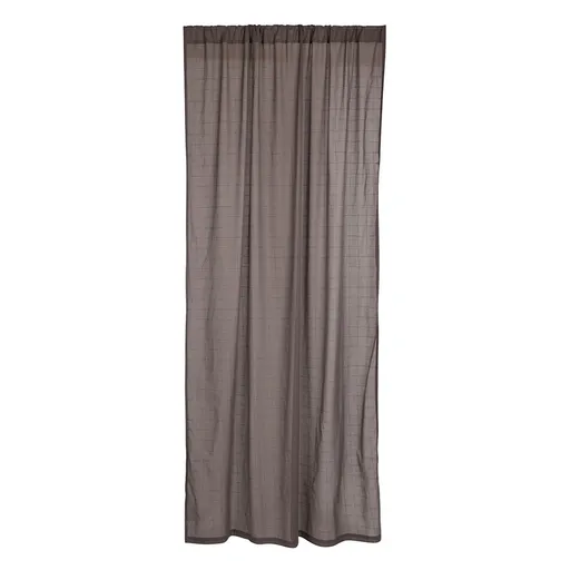 Bo-Ma Trading Závěs Violet, 140 x 250 cm, tm. šedá