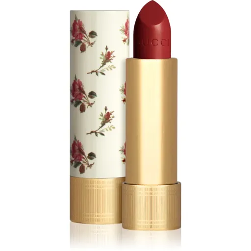 Gucci Gucci Beauty Rouge à Lèvres Voile lesklá rtěnka odstín 502 Eadie Scarlet 3.5 g