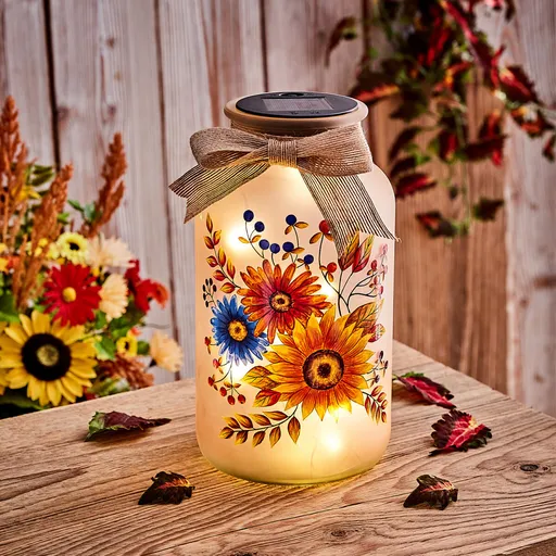 Solární podzimní lucerna