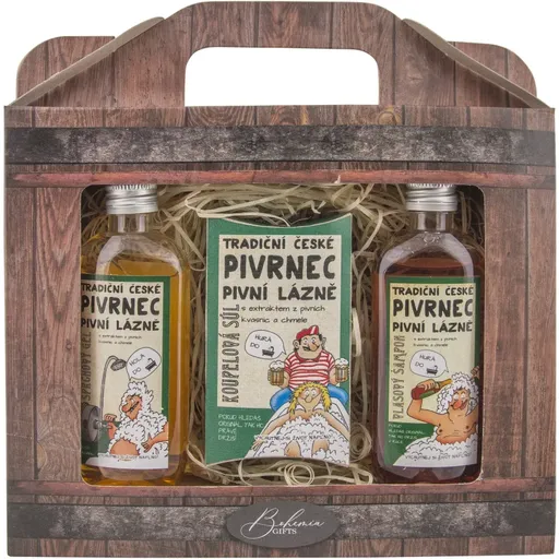 Bohemia Gifts & Cosmetics Pivrnec dárková sada do koupele pro muže