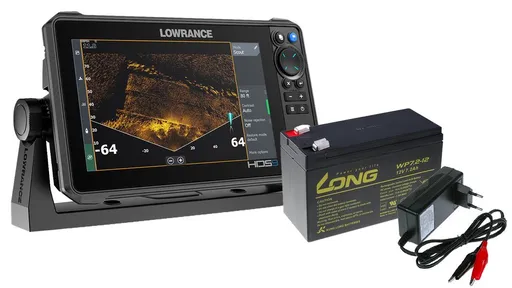 Lowrance Echolot HDS PRO 9 se sondou Active Imaging HD + baterie + nabíječka ZDARMA,Lowrance Echolot HDS PRO 9 se sondou Active Imaging HD + baterie +