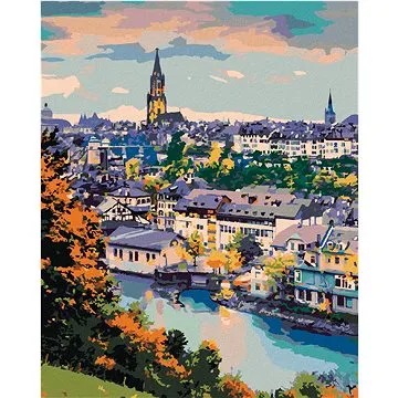 Diamondi - Diamantové malování - BERN, 40x50 cm, bez rámu a bez vypnutí plátna (606911A)