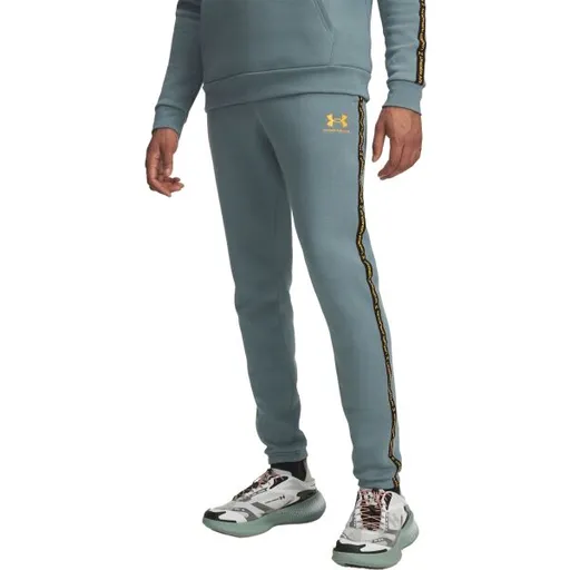 Under Armour ICON FLEECE JGR TAPING Pánské tepláky, světle modrá, velikost