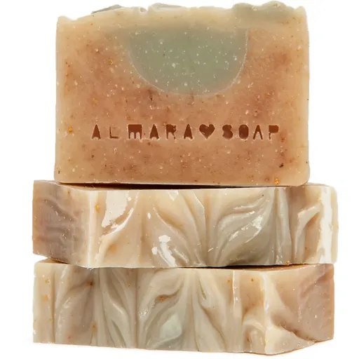 Almara Soap Natural Lemon Tea Tree přírodní tuhé mýdlo pro mastnou a problematickou pleť 90 g