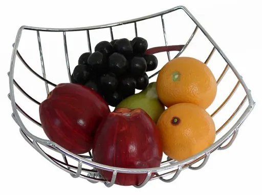 TORO Mísa na ovoce, chrom