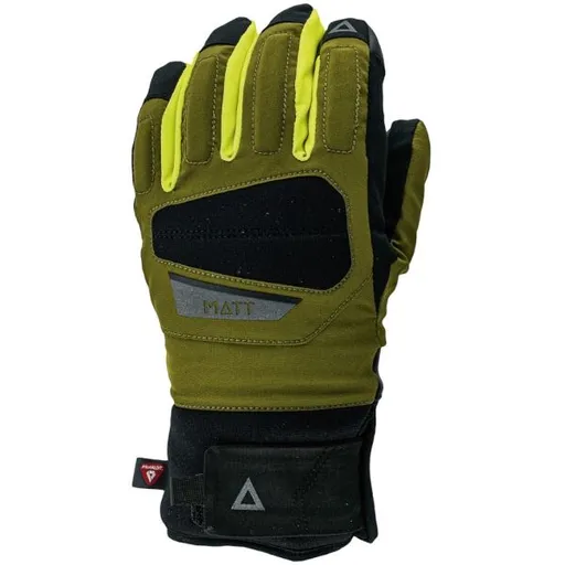 Matt BONDONE Dětské lyžařské rukavice, khaki, velikost 10Y