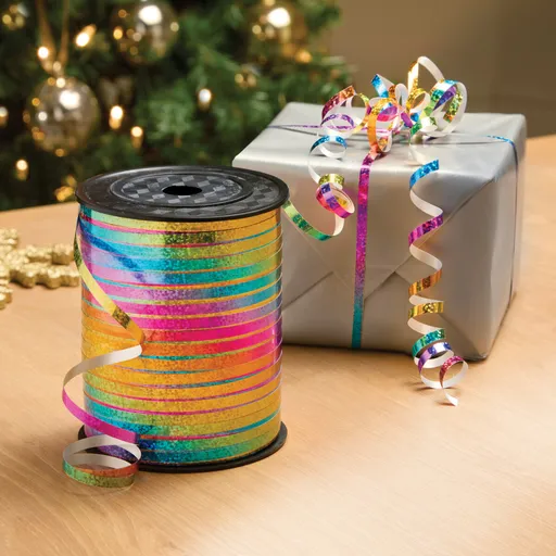 Duhová dárková stuha