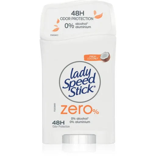 Lady Speed Stick Zero Fresh Coconut tuhý deodorant bez obsahu hliníkových solí 40 g