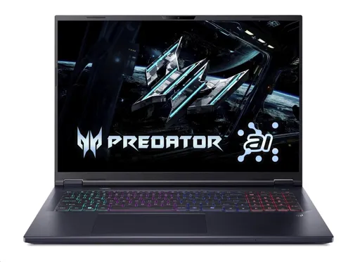 ACER NTB Predator Helios Neo 18 AI (PHN18-72-92RQ), Ultra 9 275HX, 18" 2560x1600, 32GB, 1024GB SSD, RTX 5060, W11 Home, Black