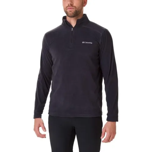 Columbia KLAMATH RANGE II HALF ZIP Pánská outdoorová mikina, černá, velikost XXL