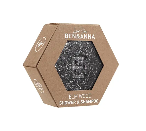 Ben & Anna Tuhý šampon a mýdlo Elm Wood 60 g