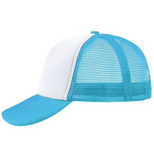 Myrtle Beach (Daiber) 5 panelová kšiltovka MB070 - Bílá / pacific | uni