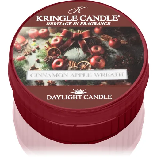 Kringle Candle Cinnamon Apple Wreath čajová svíčka 42 g