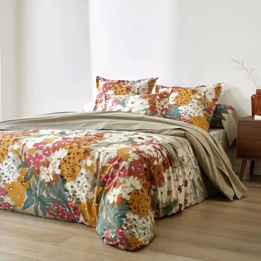 Bavlněné povlečení Capucine zn. Colombine, béžové, 140 x 200 cm